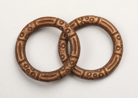 Small Wooden Rings (two pieces)